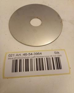 Washer D100 x 22 x 2mm SST